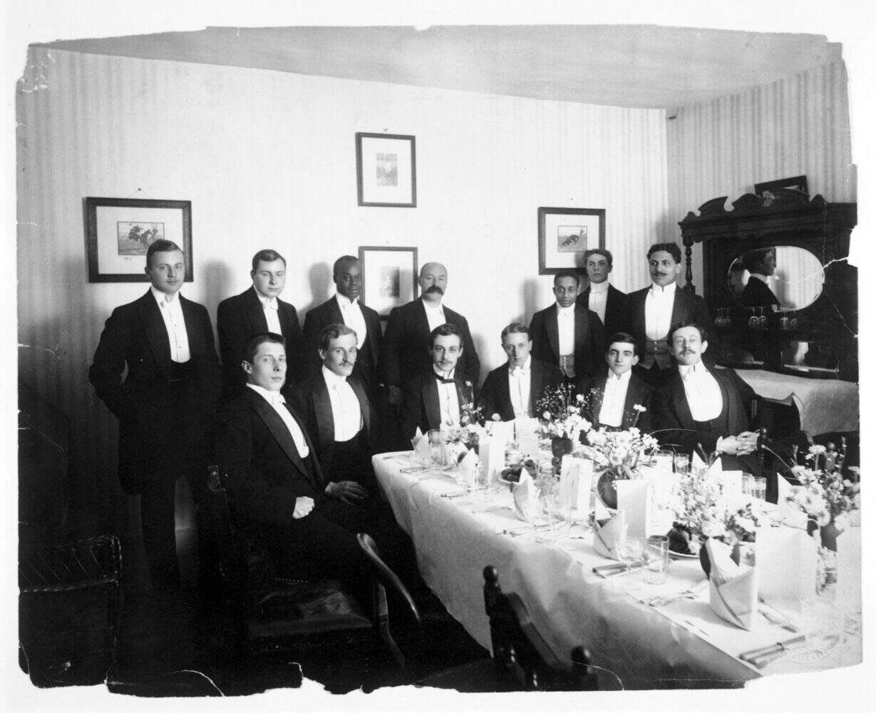Photograph of Alain Locke at the Cosmopolitan Club, c. 1908: Moorland Spingarn Library, MSS_5317A.
Image courtesy of the Moorland-Spingarn Research Center.
